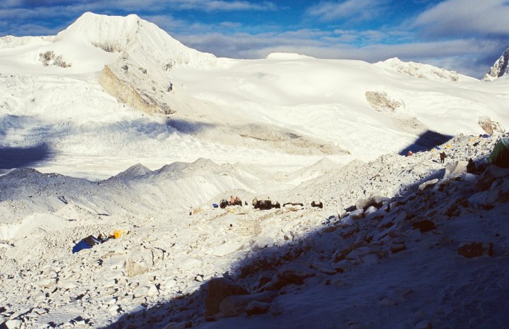 Cho Oyu, camp 2, 7200 m 