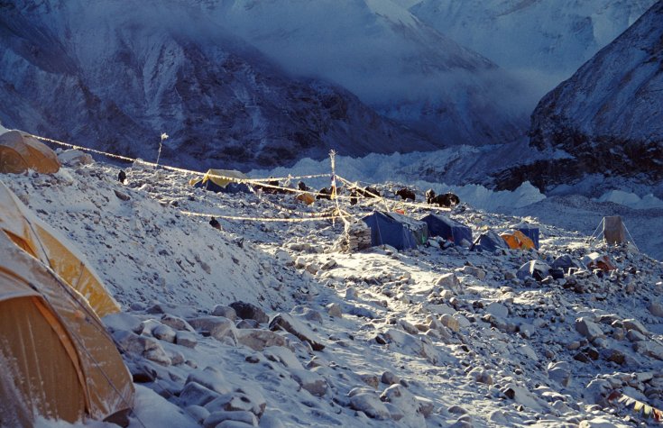 Cho Oyu, camp 2, 7200 m 